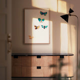 Five Butterflies - Poster