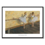 Dancers Practicing at the Barre - Poster