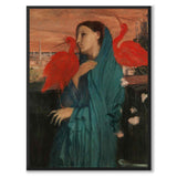 Young Woman with Ibis