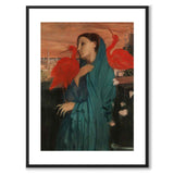 Young Woman with Ibis