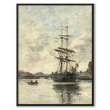 Ship on the Touques - Poster