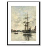 Ship on the Touques - Poster