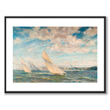 Yacht Racing In The Solent - Poster