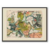 Carte des états désunis