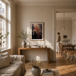 Tor's Fight with the Giants as wall art in an inspiring interior setting
