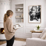 Suffragettes as wall art in an inspiring interior setting
