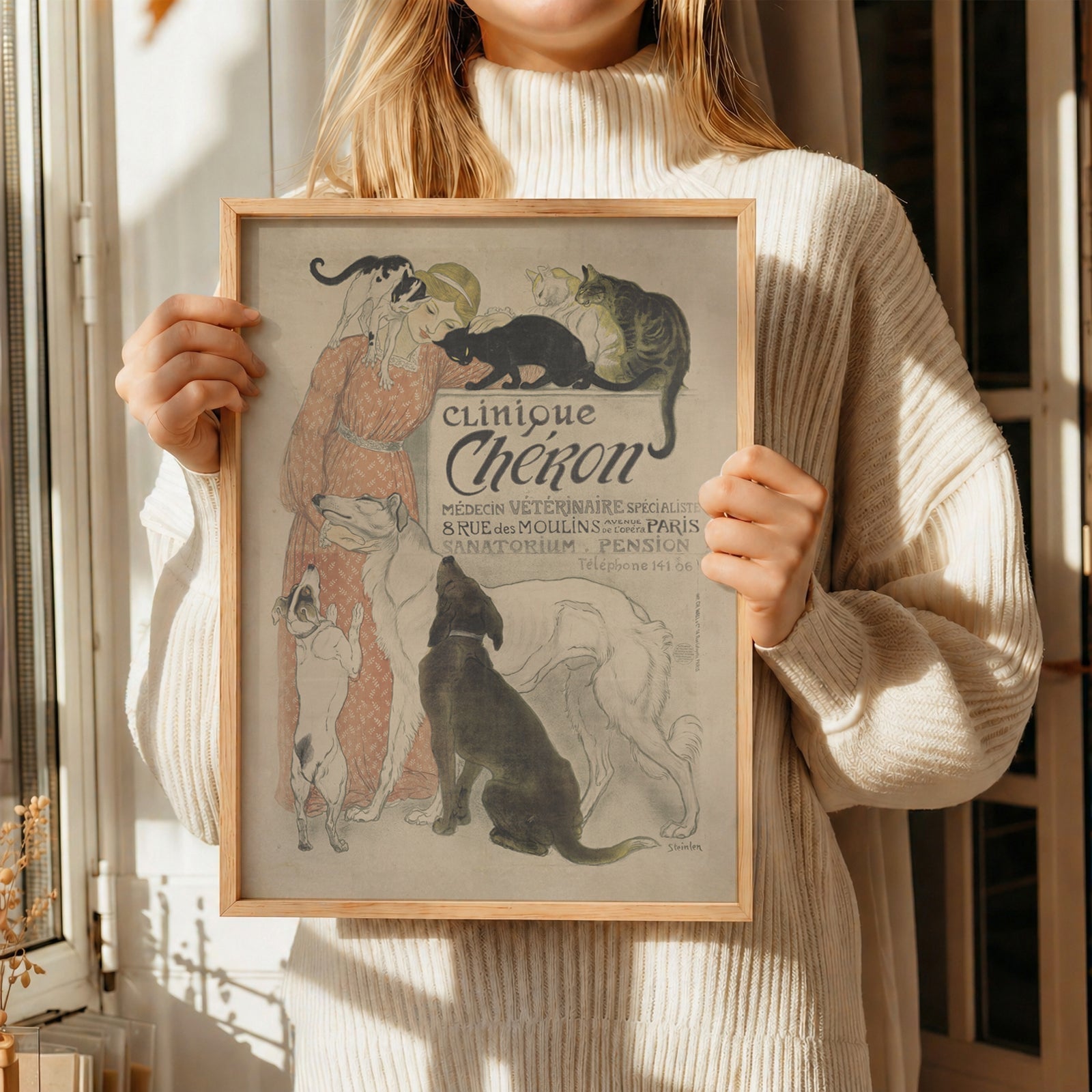 Närbild av Clinique Chéron som poster från Historly