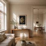 Gustav III as wall art in an inspiring interior setting