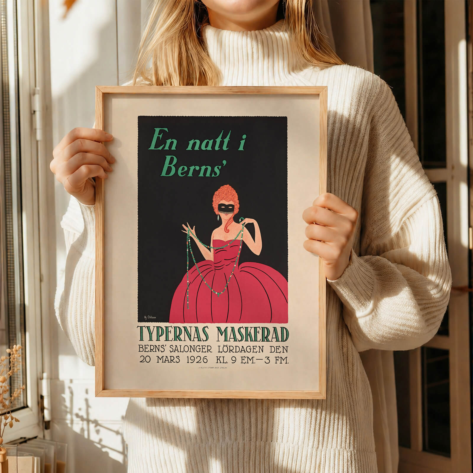 En Natt i Berns' som historisk Stockholmsposter från Historly – bild 2