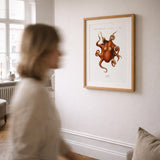 Octopus as wall art in an inspiring interior setting