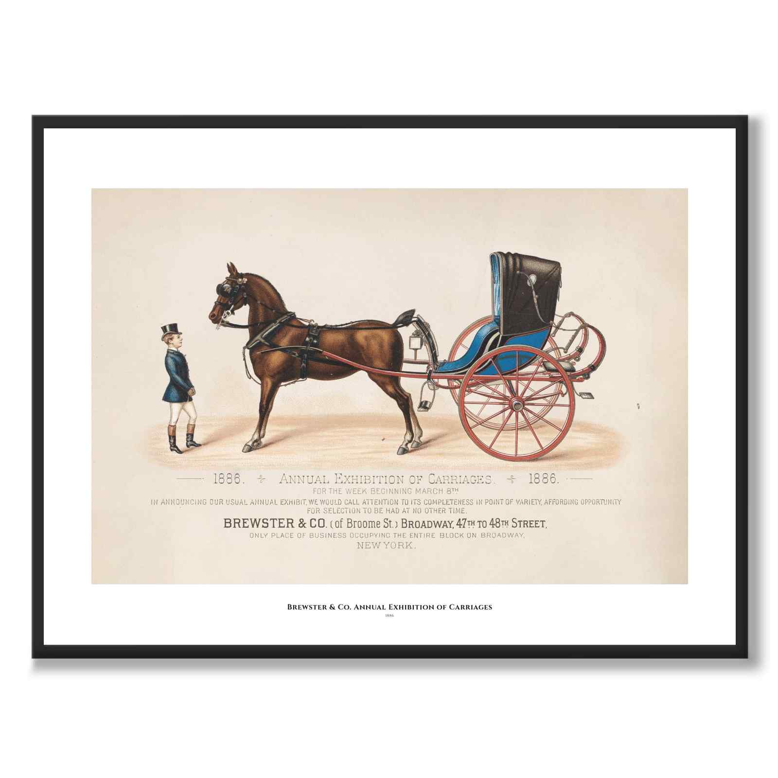 Brewster & Co. Annual Exhibition of Carriages