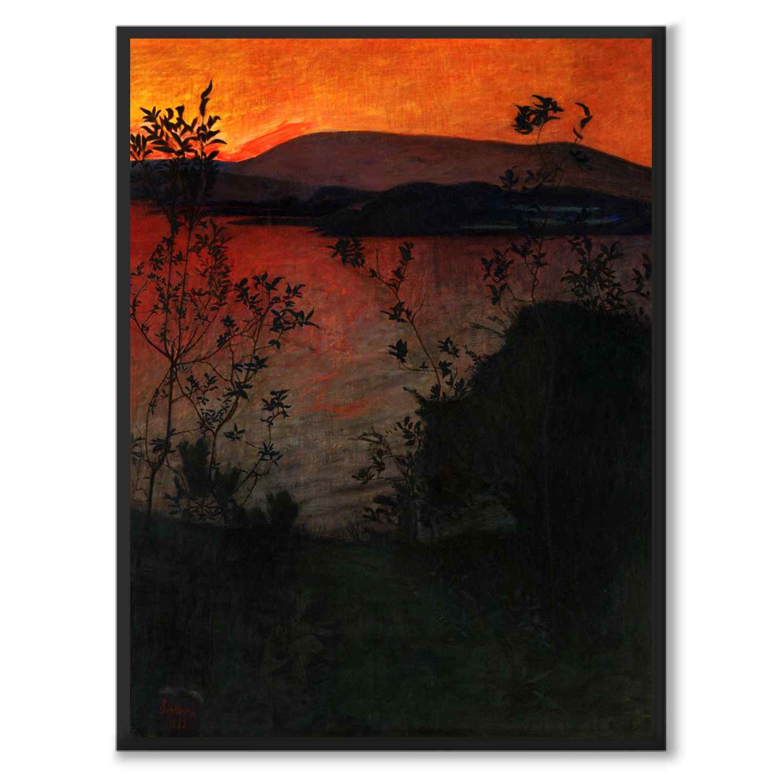 Evening glow - Poster