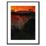 Evening glow - Poster