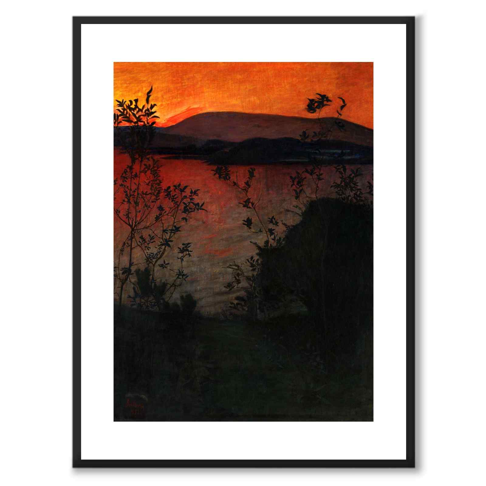 Evening glow - Poster