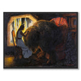 The princess shines the troll