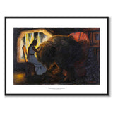 The princess shines the troll