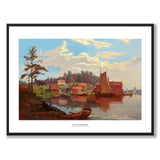 Utsikt over Apple Bay i 1856