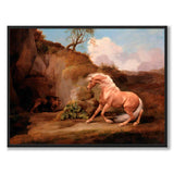 Horse Frightened by a Lion