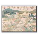 Flowering Cherry Trees som japansk poster - helbild