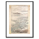 Myriad of Aquatic Birds som japansk poster - vit kant