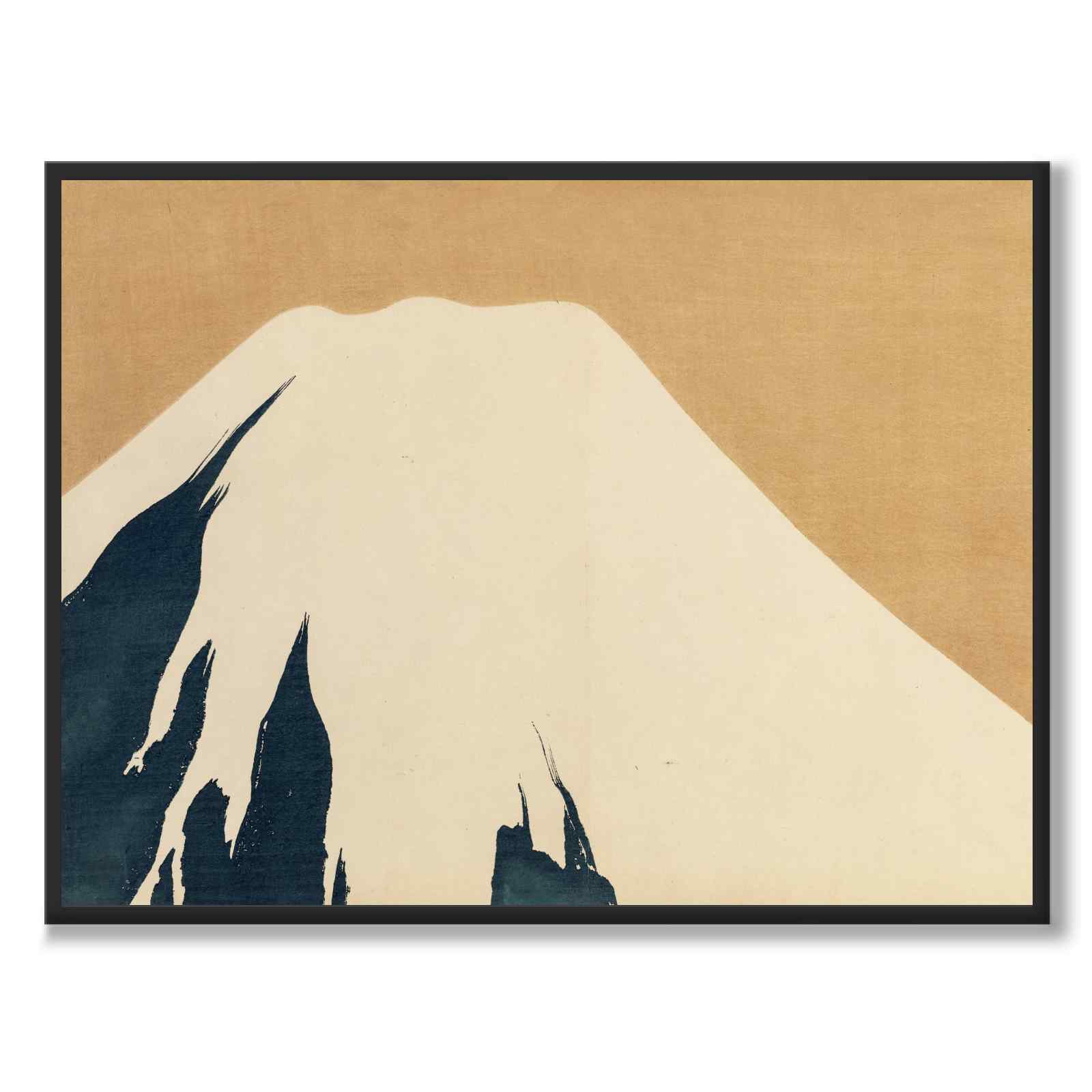 Mount Fuji som japansk poster - helbild
