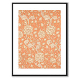 Wild Tulip av William Morris som poster – vit kant