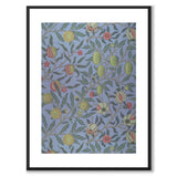 Fruit (or Pomegranate) av William Morris som poster – vit kant