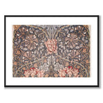 Honeysuckle av William Morris som poster – vit kant