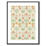 Daisy av William Morris som poster – vit kant