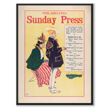 Philadelphia Sunday Press, May 26, 1895 av George Reiter Brill som plakat – helbilde