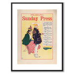 Philadelphia Sunday Press, May 26, 1895 av George Reiter Brill som plakat – hvit kant