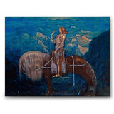 A Knight Rode Forward - Canvas 