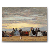 The Beach at Villerville - Canvas
