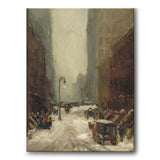Snø i New York - Canvas