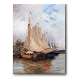 Ved Havnen - Canvas