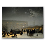 Evening by the Castle - Canvas