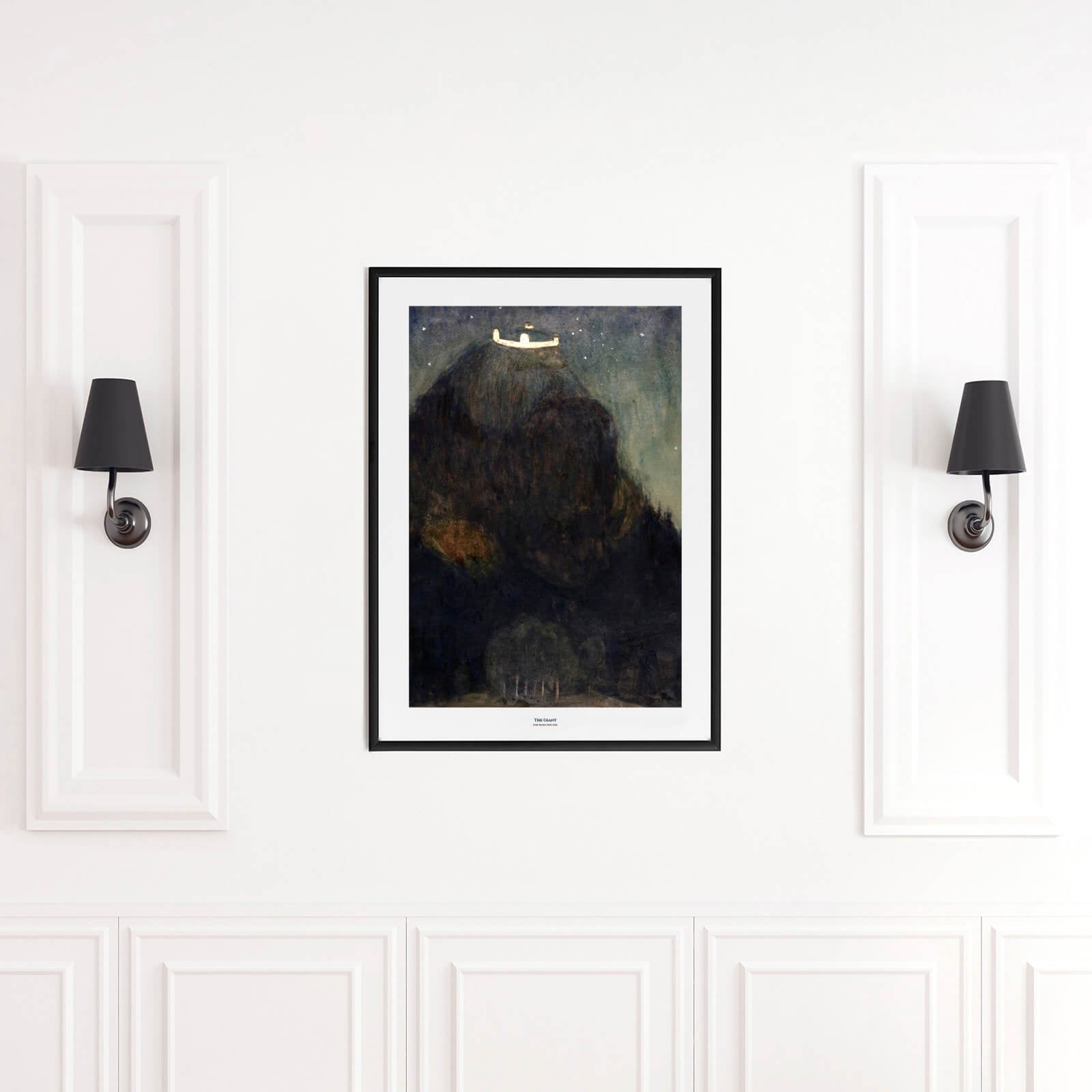 There Was One Called Jock by John Bauer as wall art in an inspiring interior setting