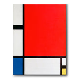 Composition with Red, Blue, and Yellow - Canvas