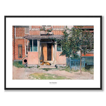The Veranda av Carl Larsson som konstposter från Historly – med vit kant och titel