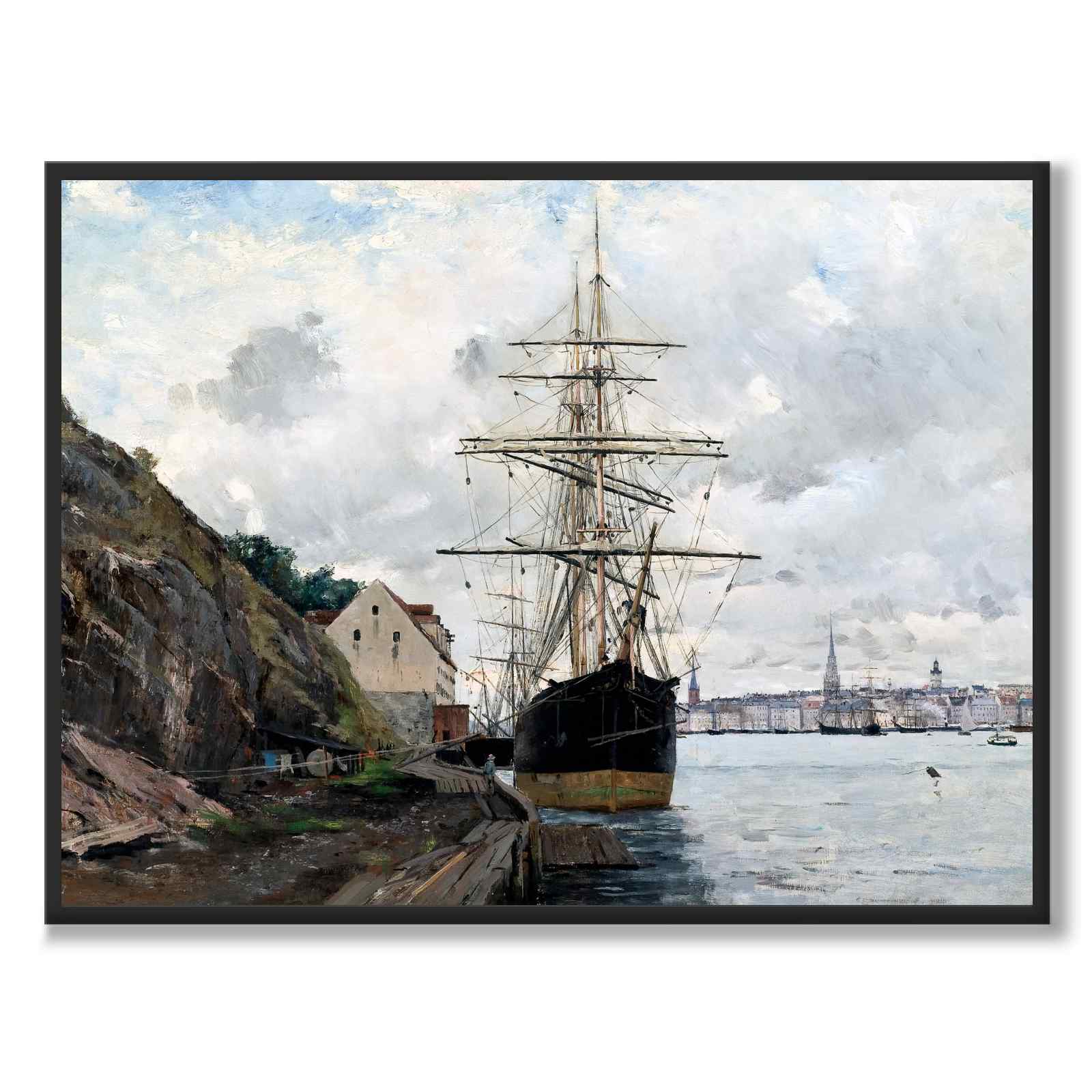 Sea Approach to Stockholm - Plakat