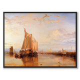 The Dort Packet-Boat from Rotterdam Becalmed