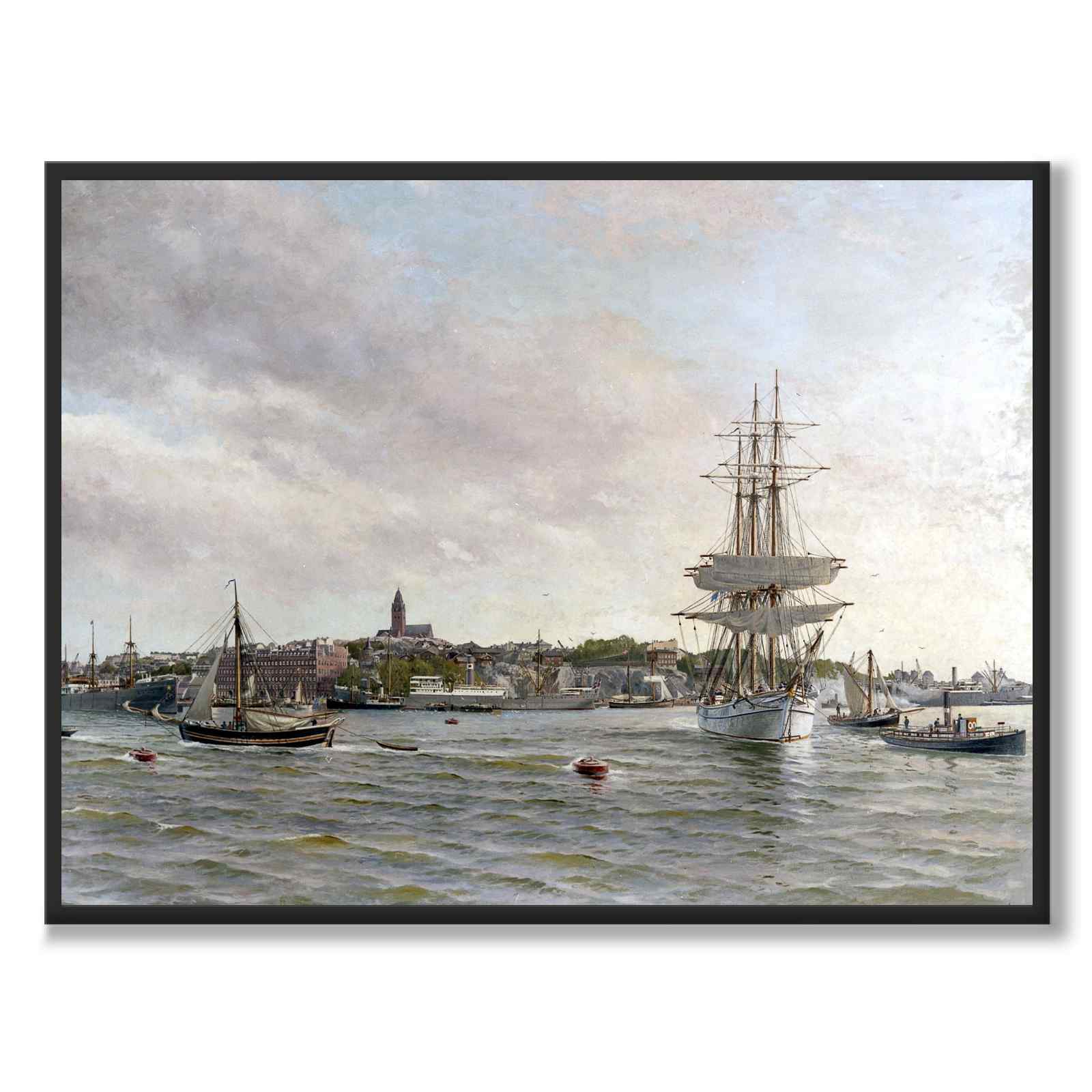 Gøteborgs havn 1918 - Plakat