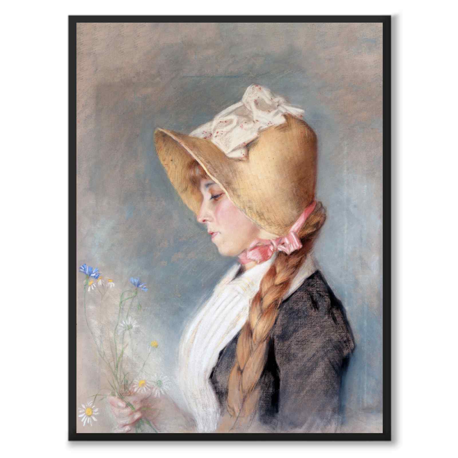 Portrett av en dame - Plakat 