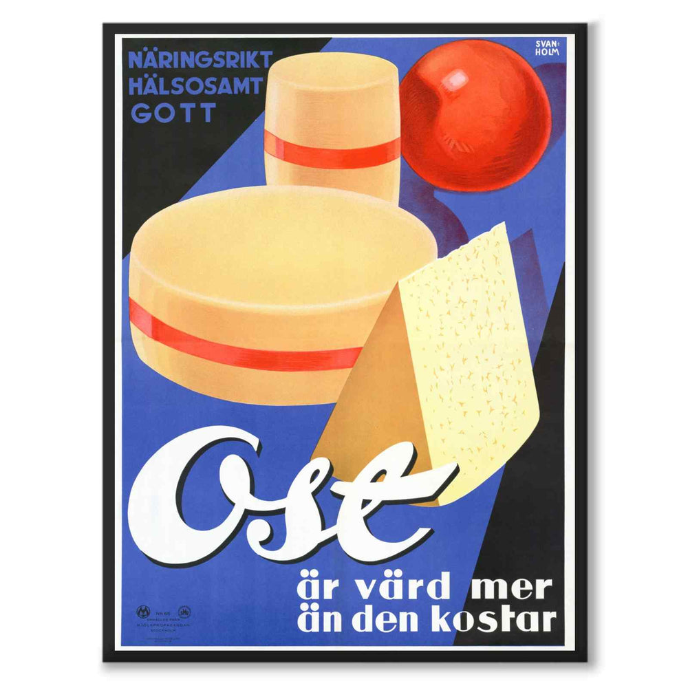 Ost är mer värd än den kostar som poster från Historly – helbild utan vit kant