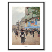 Paris 1882 as an art poster from Historly – with white border and title