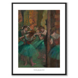 Dansere, rosa og grønt - Plakat 