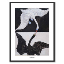 The Swan No. 1 av Hilma Af Klint som konstposter från Historly – med vit kant och titel