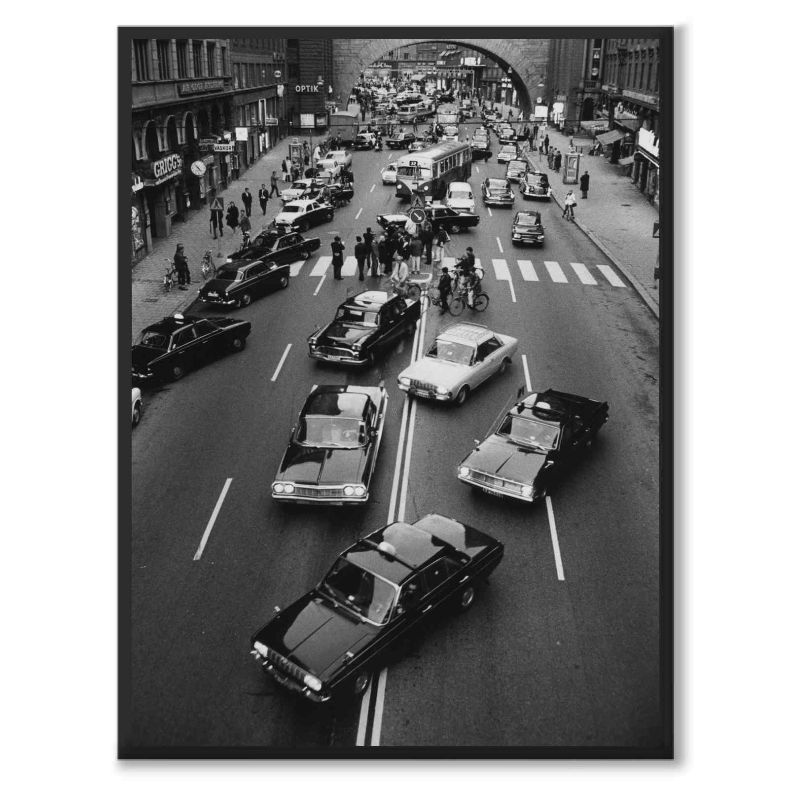 Høyre trafikkomlegging i 1967