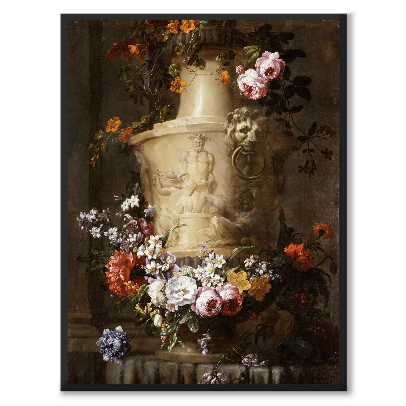 En krans av blomster - Plakat