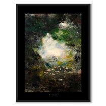 Black Collection - Wonderland av August Strindberg som svartvit poster från Historly – med svart bakgrund och titel